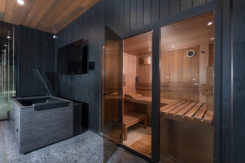 Sauna and cold plunge spa room — The New American Home 2026, Orlando FL